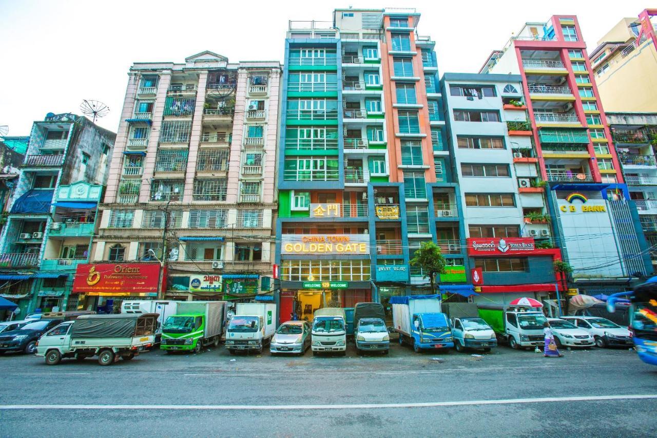 Golden Gate China Town Hotel Yangon Exterior foto
